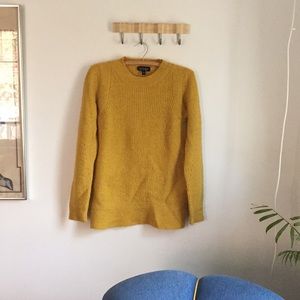 Knitted mustard sweater :)